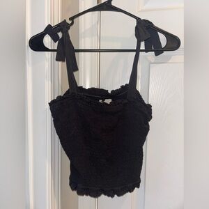 Abercrombie Navy Crop Top